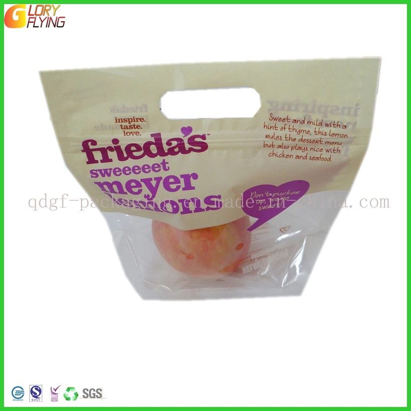 Grape Zipper Food Bag Fruit Packaging with Perforation/Plastic Bag