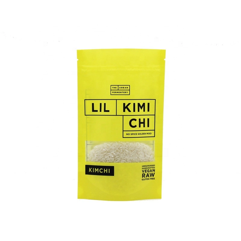 Eco Friendly Customized Food Grade Clear Plastic Kimchi Packaging Pouches Bags Food Seasoning Powder Spice Bags