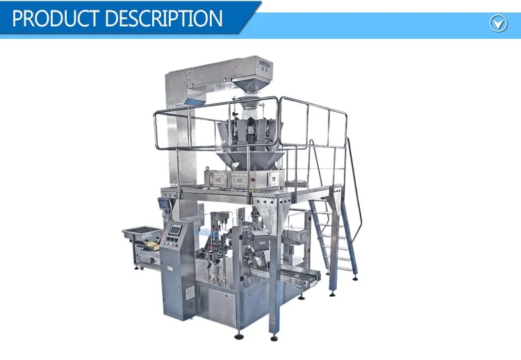 Automatic Dried Fruits Nuts Dry Food Doypack Packing Machine, Walnut Almond Cashew Pistachio Nut Raisin Dried Mango Chips Apricot Pineapple Packaging Machine