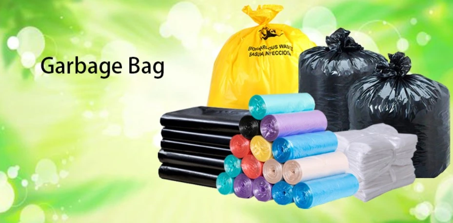 Plastic Trash Bag Personalized Medical Trash Bags with Handle Hospital Garbage Bags Waste Bags