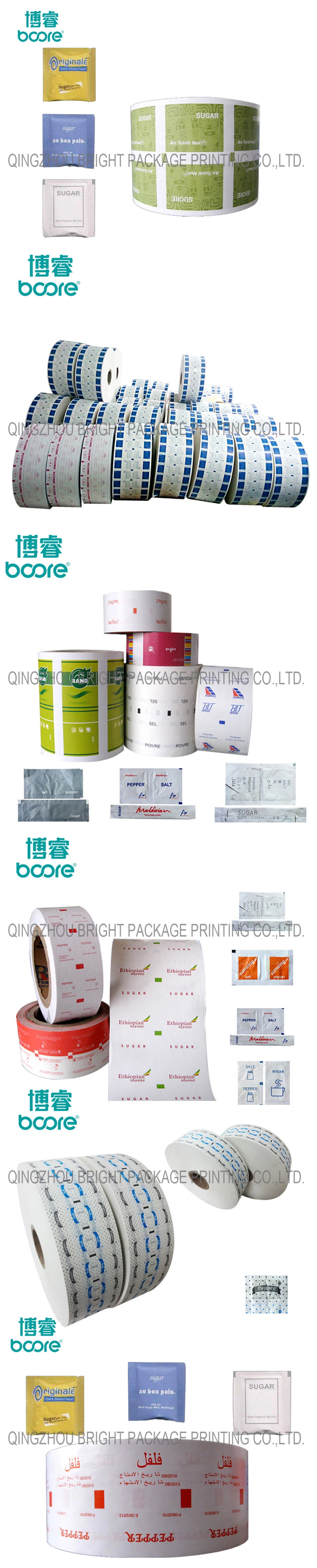 Flexible Printing Food Packaging Paper Laminated PE Pack Coffee Tea Pet Bags Sticks