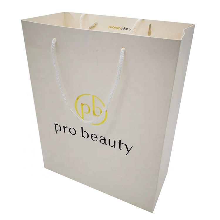 Printed Custom Branded Paper Shopping Bags with Handle
