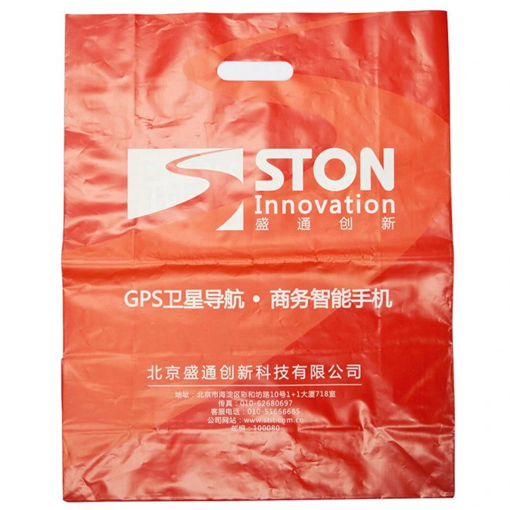 Branded LDPE Die Cut Patch Plastic Bags for Sunglasses (FLD-8532)