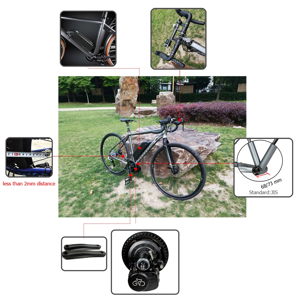 Tongsheng 250W E Bike Conversion Kit with Light Cable