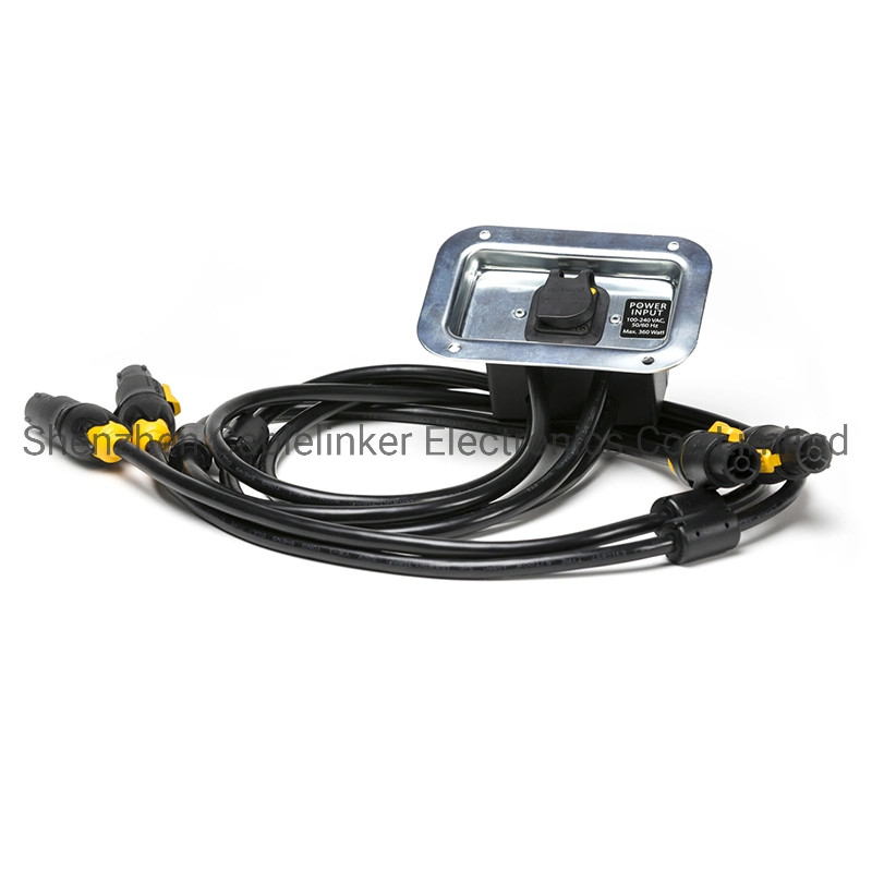 Power Cable Automobile Charger Cable Assembly Kit