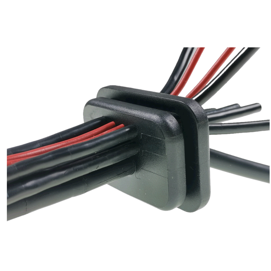 Custom Automotive Cable Assembly with Strain Relief Over-Molding Cable