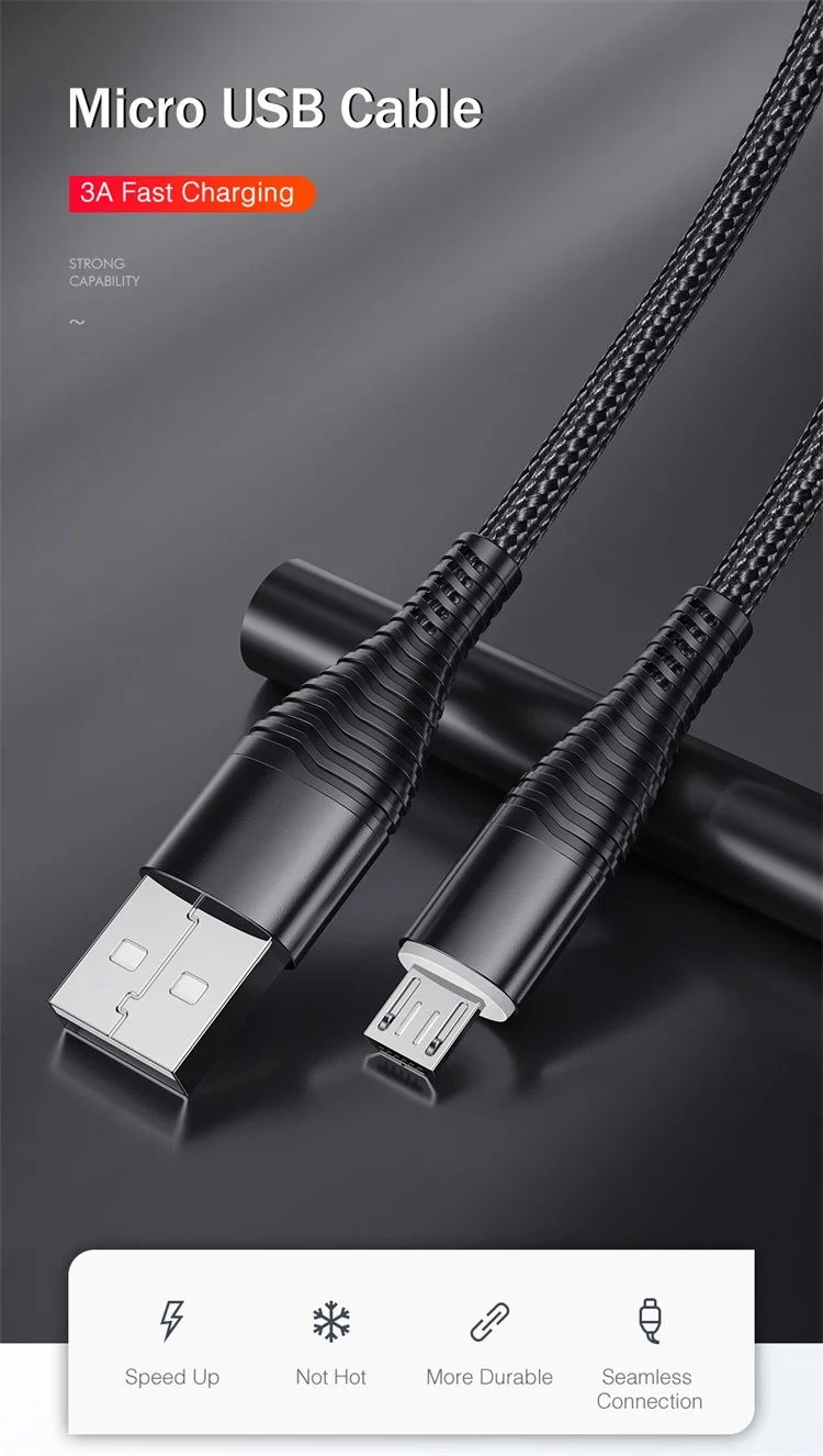 Tongyinhai Factory Hot Sale Mobile Phones Power Fast Charger Cable 8 Pin Type C Mirco USB Data Charging Cables