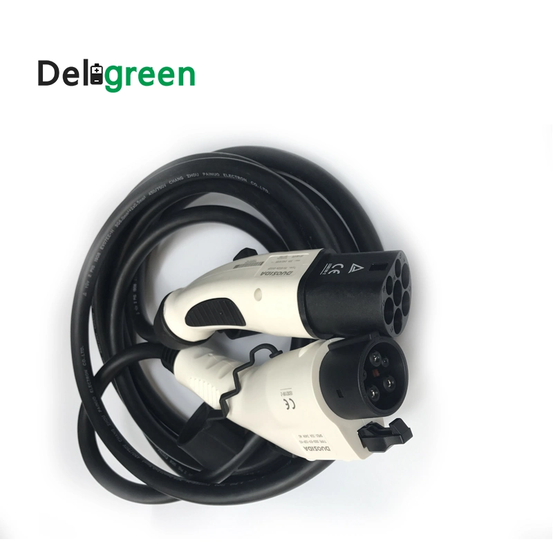16A Type1 to Type2 Fast EV Charging Cable Plugs for Charging Station