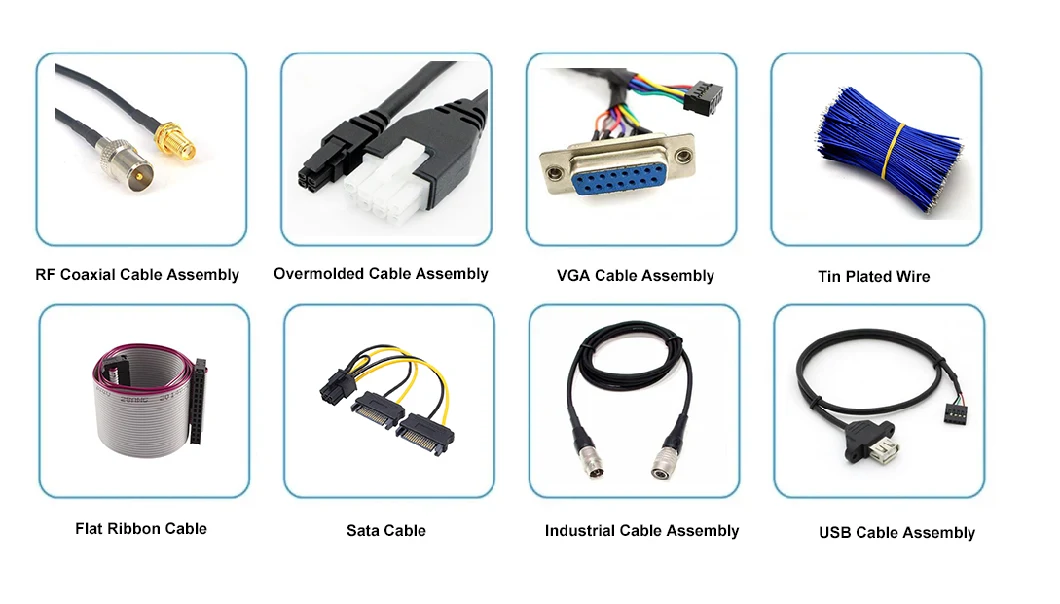 Electric Wire Cable Assembly for Home Appliance and Automobile