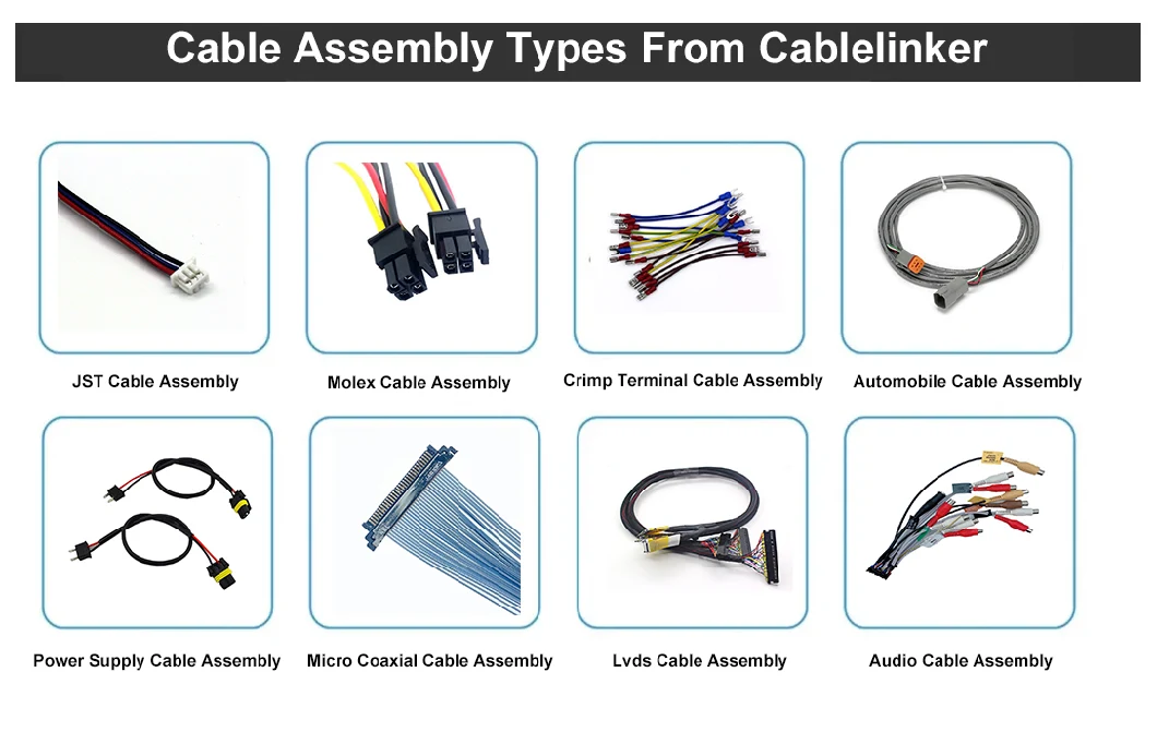 Electric Wire Cable Assembly for Home Appliance and Automobile