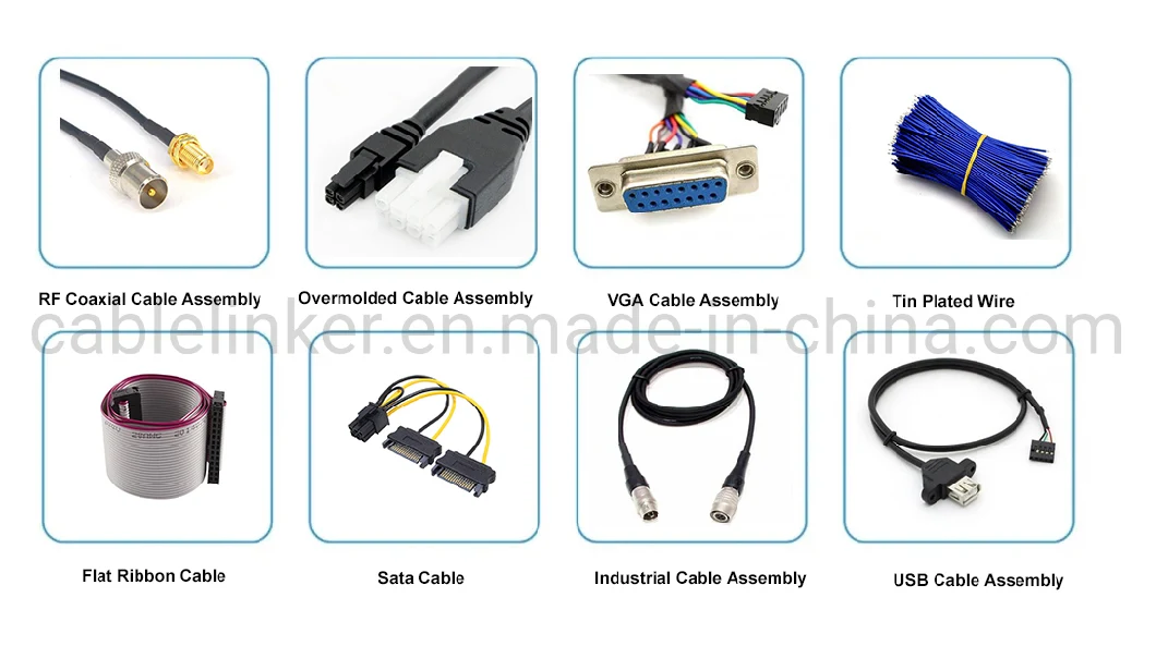 Industrial Electronic Molex Jst Jae Hirose Ipex AMP Power Cable Assembly Wire Harness