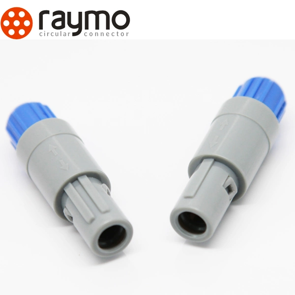 Raymo Push Pull Circular Plastic 5 Pin Pag Medical Cable Connector