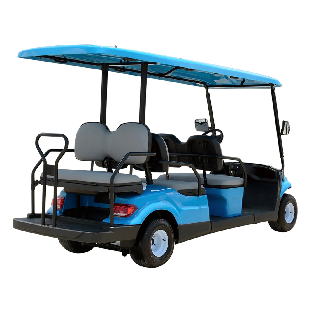 Ce Certificate Electric Passenger Cart 6 Seats Electric Golf Cart Golf Car for Hotel Use
