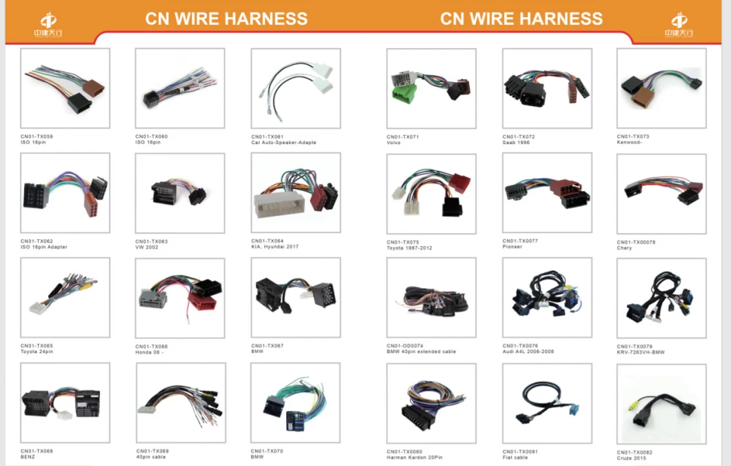 OEM ODM RoHS ISO Wire, Wire Cable Assembly & Auto Wiring Harness Manufacture