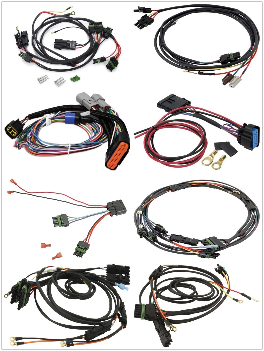Car Injection Box Wiring Harness Delphi Connector Automotive Wire Cable Assembly