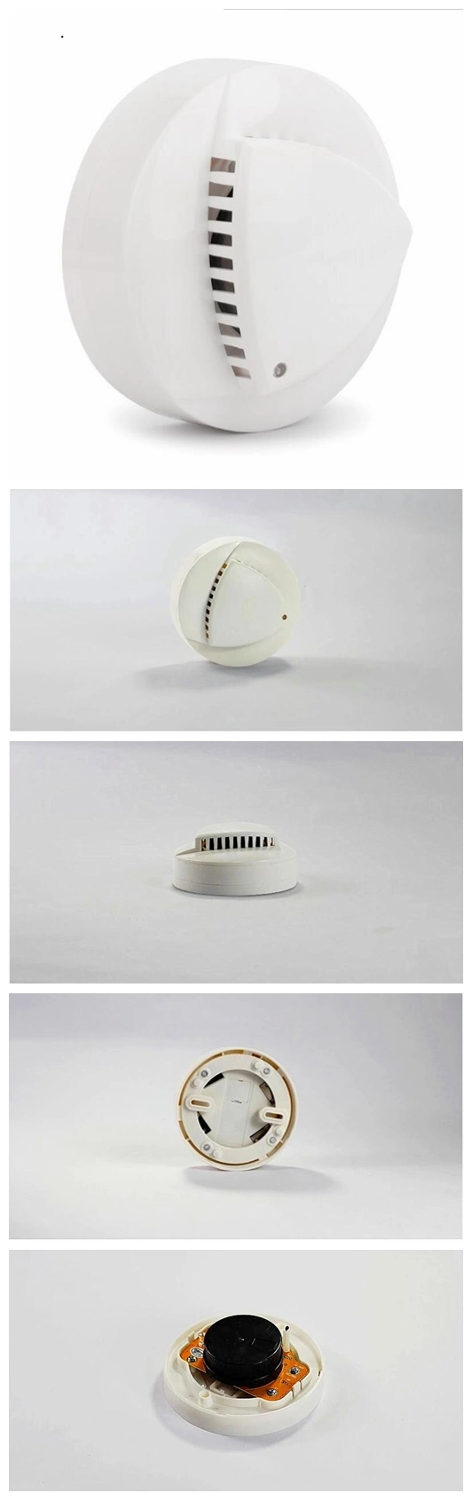 2-Wire Security Alarm Network Photoelectric Smoke &  Heat Alarm Detector for Alarm System