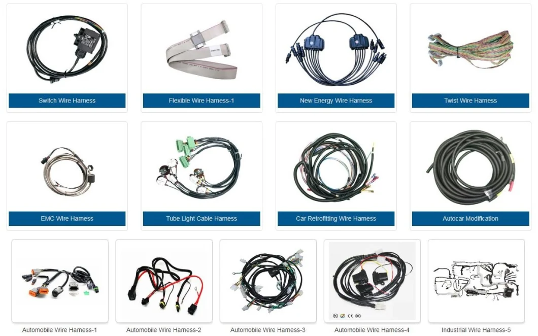 Automotive Control Cable Assembly, Wiring Assembly, Wiring Loom Manufacture in Shenzhen Grandtop