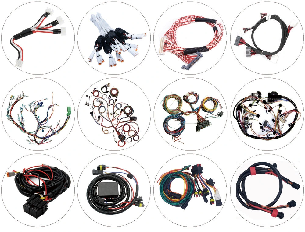Customized Electronic Wire Assembly Molex Pitch Connector Te/Jst/AMP/Jae/Hrs Connector Electrical Wire Harness