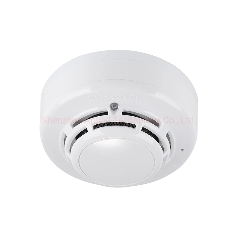 Wired Alarm System Photoelectric Smoke Detector Fire And Alarm System