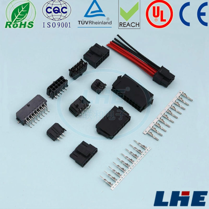 43640-1001 Male Custom Cable Assembly Electrical 10 Pin Connector
