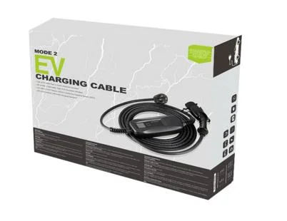 Type 1 Mode 2 EV Charging Cable with 5m Black Cord