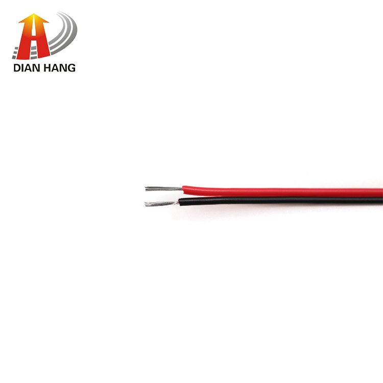 UL 20642 Water Sensor Cable 2 Core Custom Flat Cable Factory Flat Flexible Cable PVC Insulated Control Cable Copper Thinned Wire