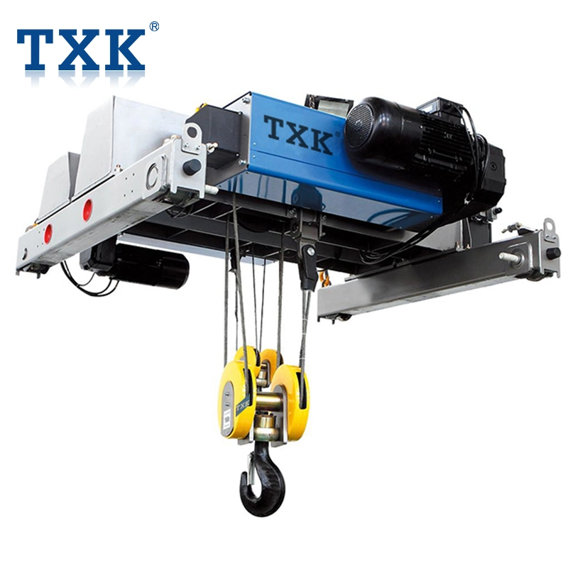 Ce Approved 6.3ton European Double Girder Electrical Wire Rope Motor Hoist