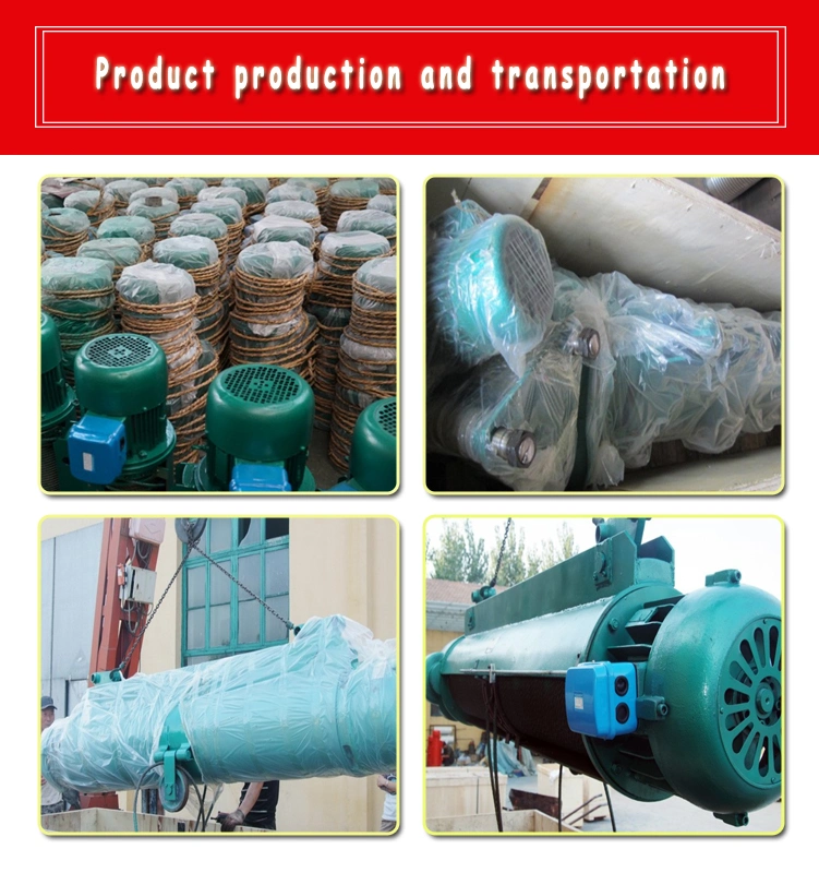 Lifting Equipment Travelling Trolly Wire Rope Hoist