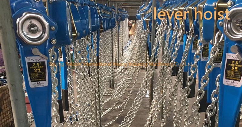 Manufacturers 1.5 Ton Ratchet Lever Chain Hoist with Compact Design