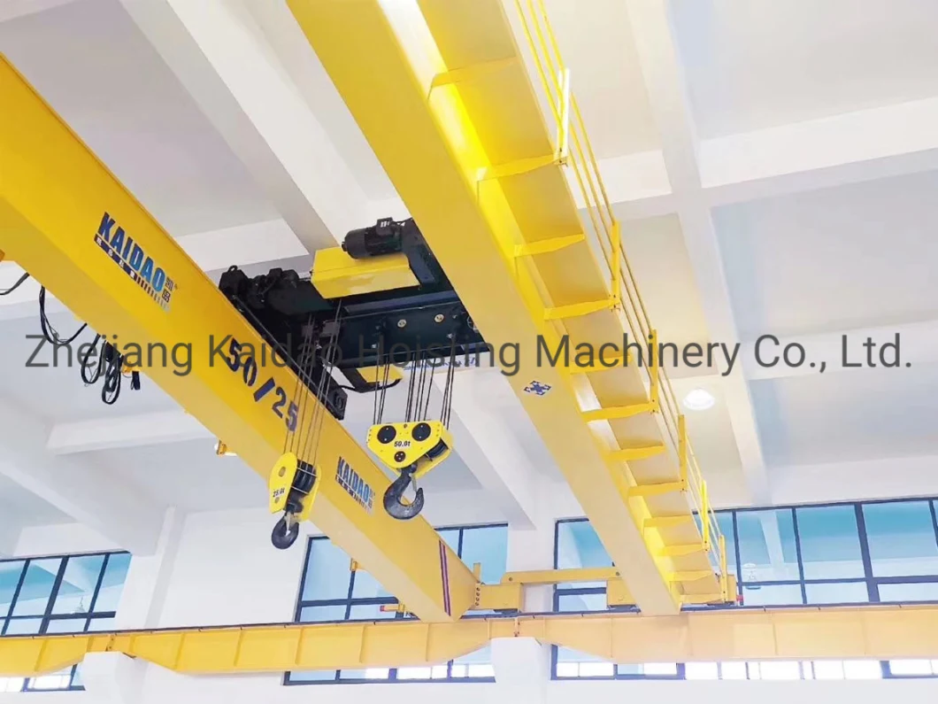 Monorail Hoist with Trolleys Electric Wire Rope Hoist 20 Ton