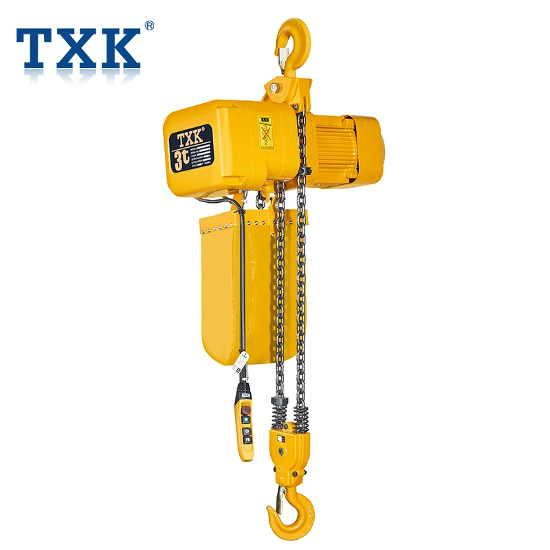 Outdoor Chain Hoist 3 Ton Single Speed M Series Electric Chain Hoist with 2 Chain Falls