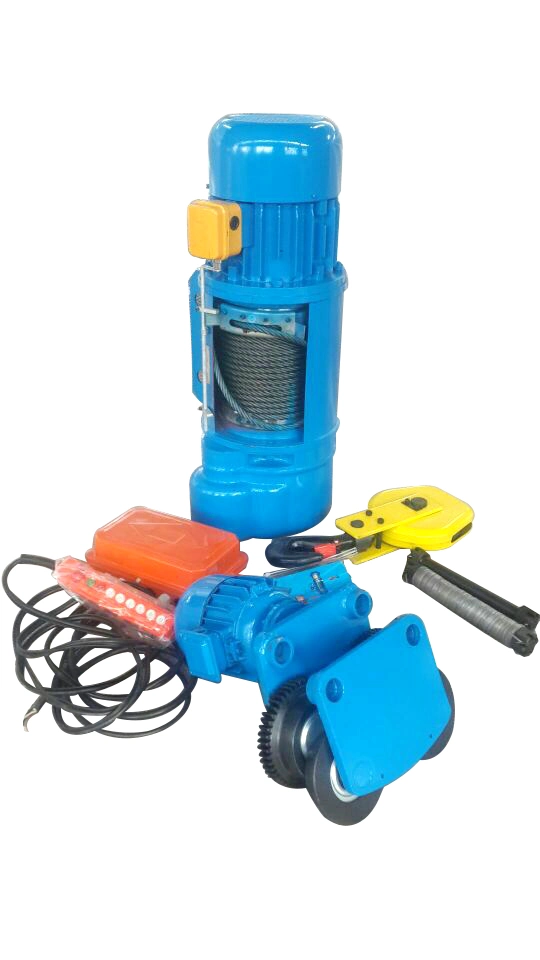 1ton 9m Wire Rope Electric Hoist with Trolley