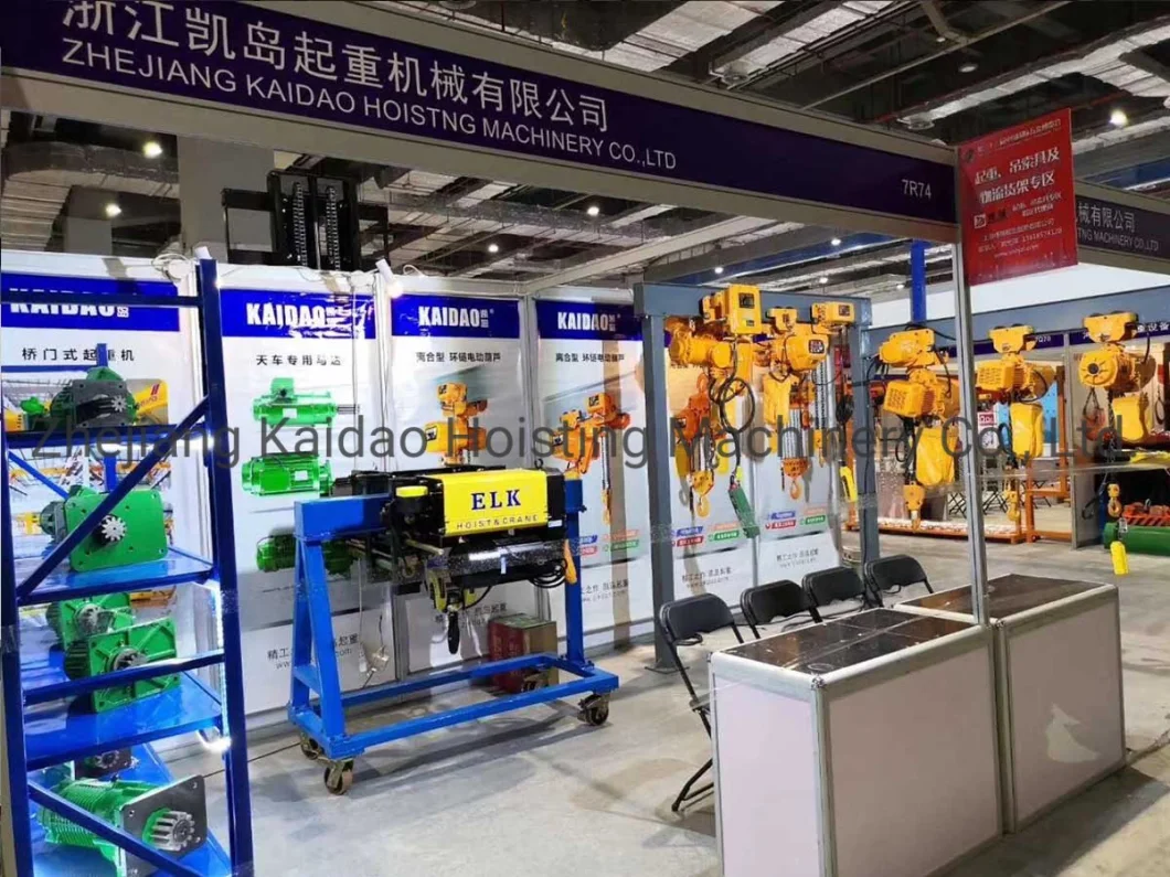 China Supplier of 5t Explosion-Proof Electric Chain Hoist with Fixed Hook