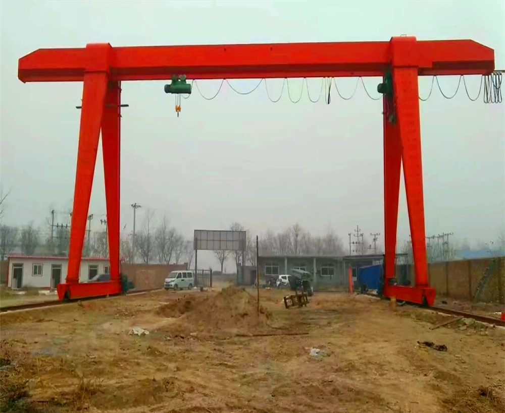 Large Capacity High Low Speed Gantry Crane with Mobile Electric Hoist