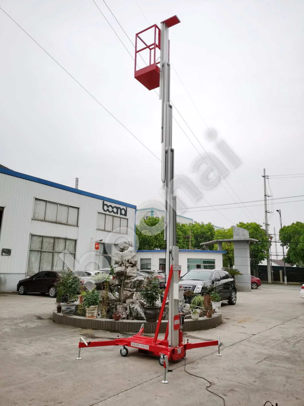 Single Mast Hydraulic Lift Equipment