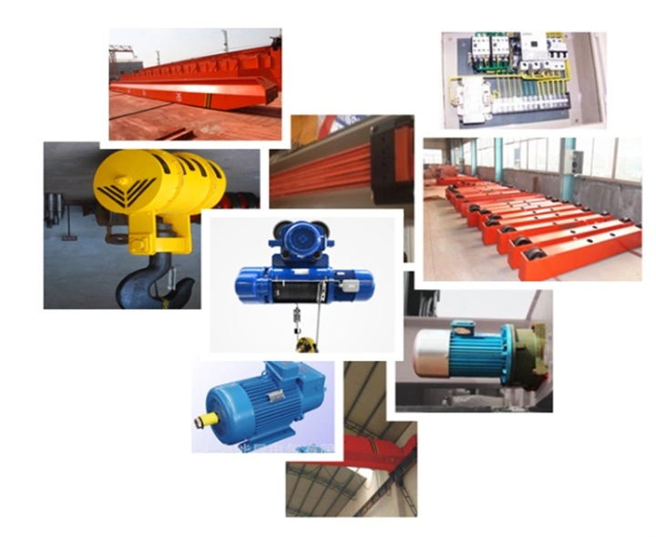 Electric Hoist Double Beam Bridge Crane for Clients