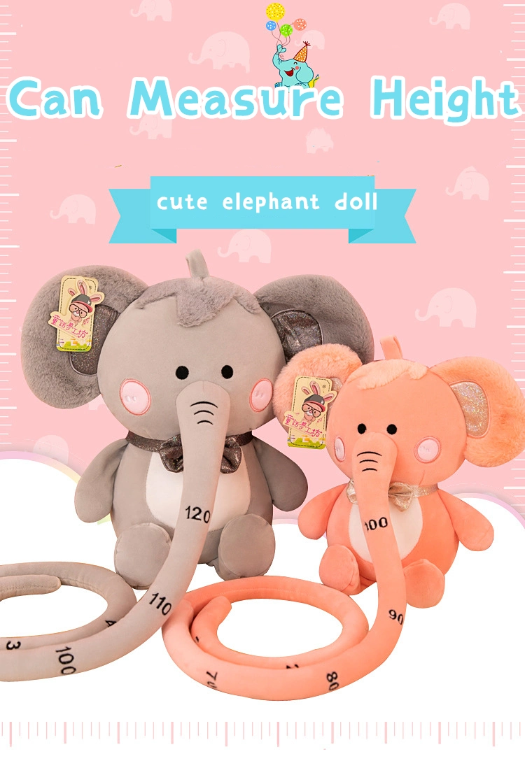New Long Nose Elephant Doll Cartoon Ruler Elephant Plush Toy