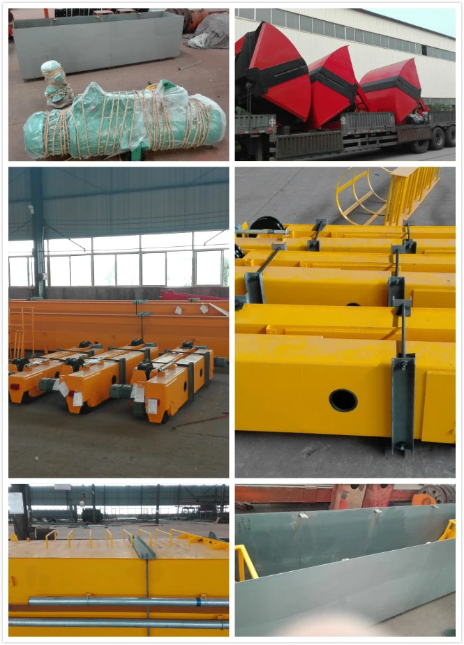 Electric Hoist Double Beam Bridge Crane for Clients