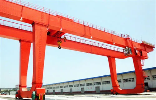 Mobile Portable Gantry Crane with Trolly and Electric Hoist