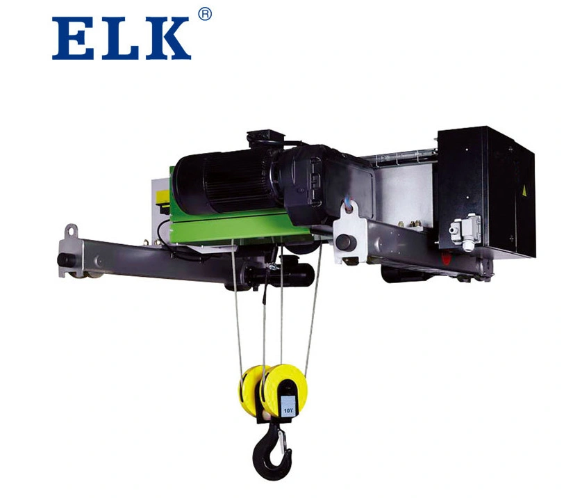 Elk Supply Low Headroom Euro-Type Wire Rope Hoist with Abm Motor