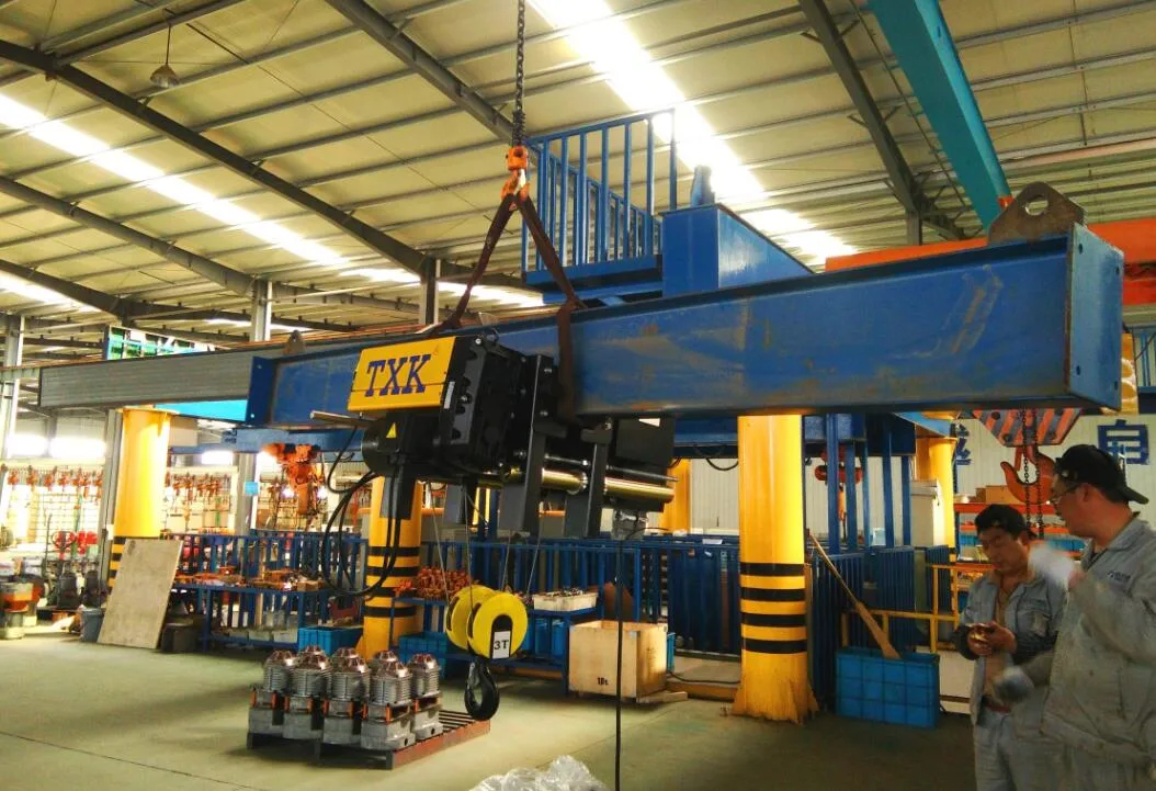 12.5 Ton 220V-690V Wire Rope Hoisting Machine with Low Headroom