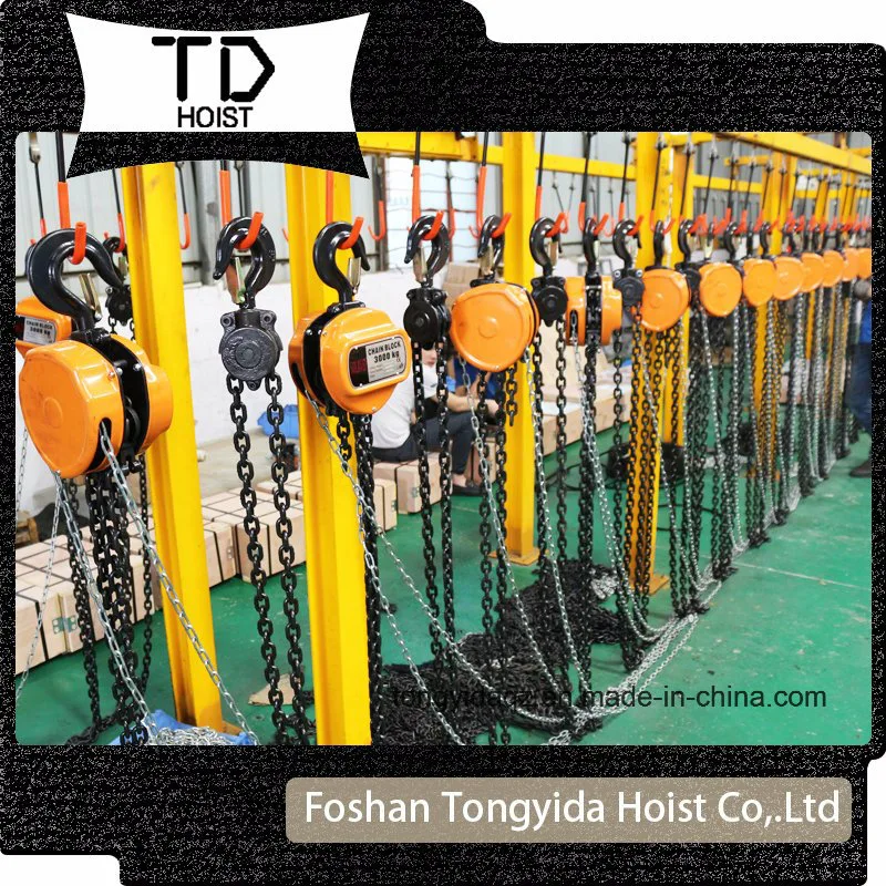 Toyo Type Chain Hoist 1 Ton Construction Chain Hoist 3 Meters 2 Ton Manual Chain Hoist