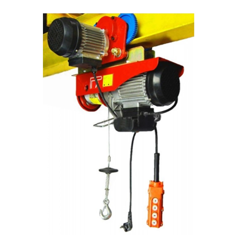 110V PA800 Wire Rope Pulling Hoist Mini Wire Rope Electric Hoist