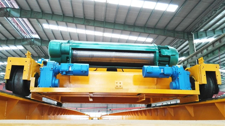 Electric Hoist Double Beam Bridge Crane for Clients