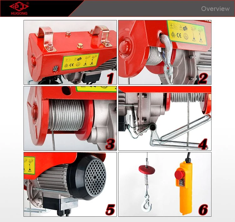 Construction Machinery Electric Wire Rope Pulling Hoist