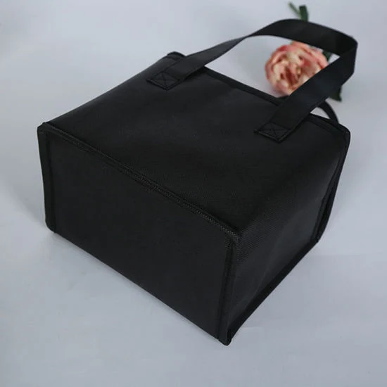 Cheap Bear Black Non Woven Insulated Frozen Cooler Bag