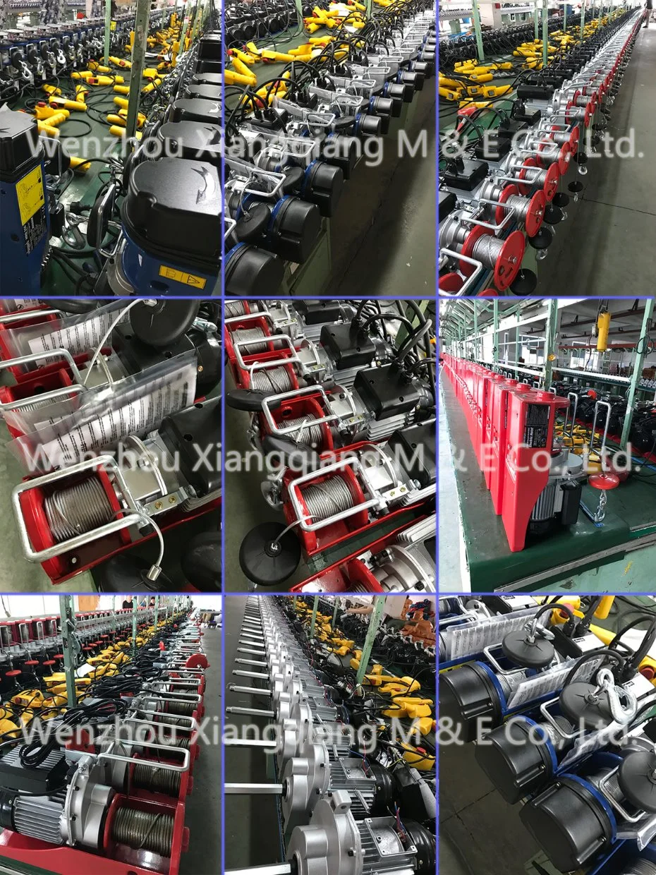High Quality Electric Wire Rope Hoists Steel Cable Winch