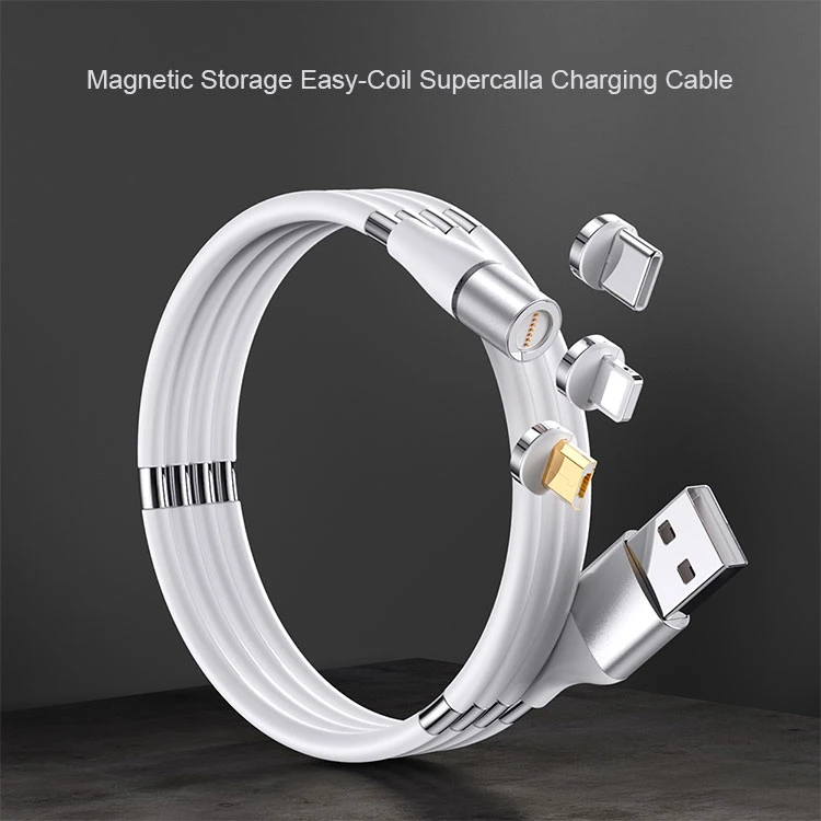 Tongyinhai New Arrival Fast Charging Strong Magnet Supercalla Micro USB/Type C Magnetic Charging Data Cable