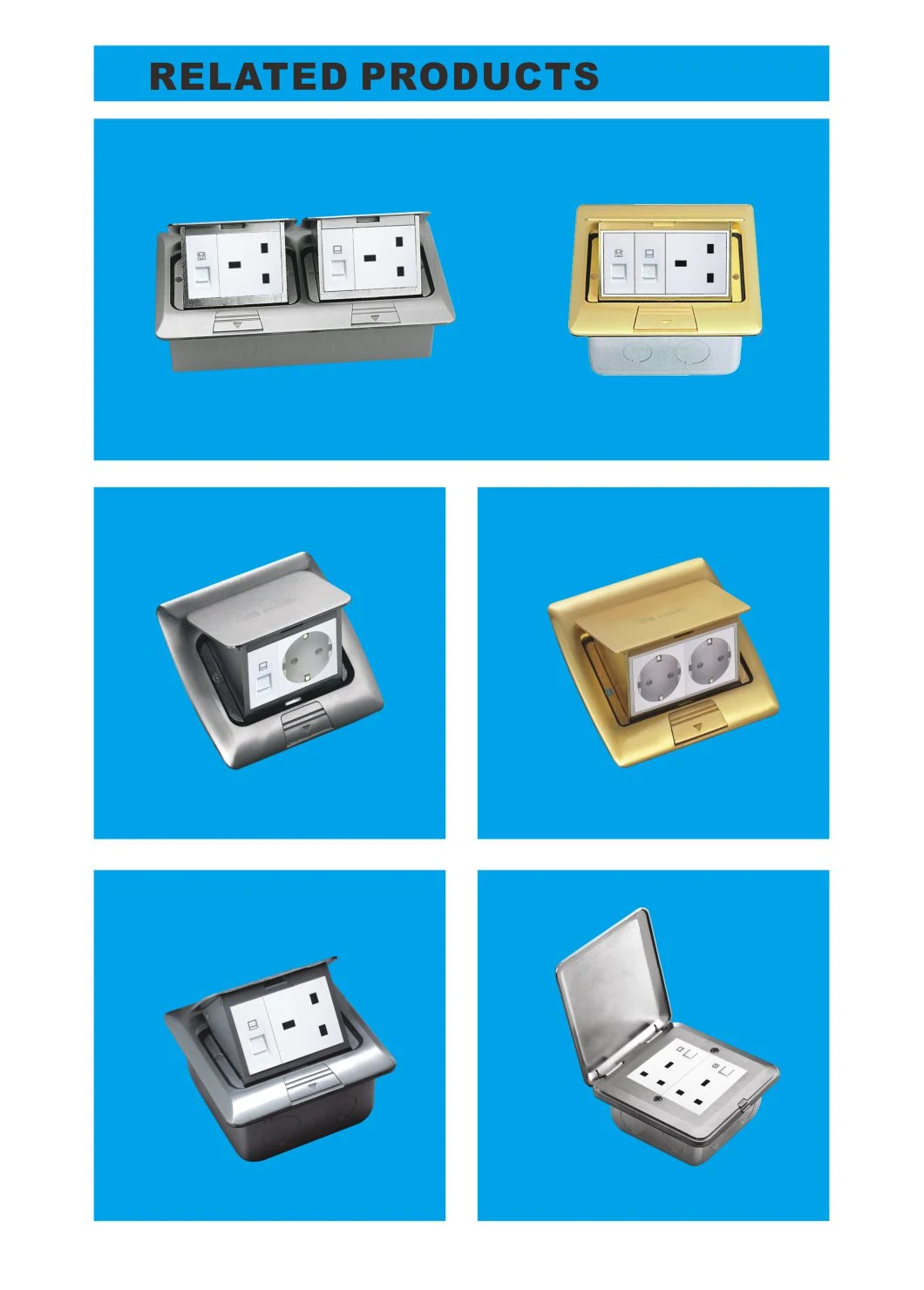 Pop up Socket Outlet/Floor Box/Electric Socket OEM Factory