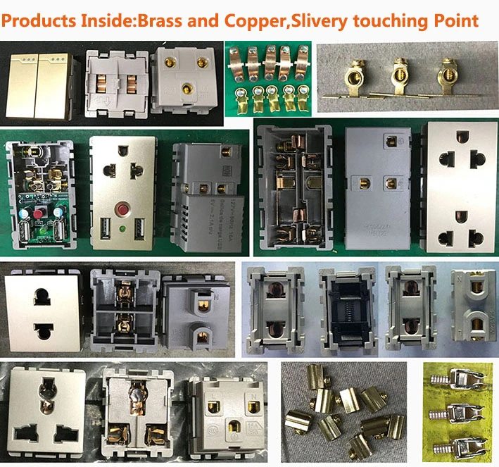 American Standard 1gang 1way Switch Triple 2pin Socket Outlet